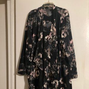 Cuddle Duds brushed fleece cardigan.